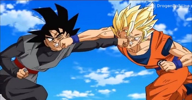 Goku vs Black batalla del futuro