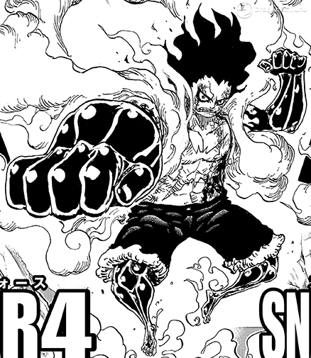 Luffy forma Snakeman en Gear Fourth.